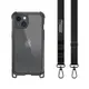 MagEasy Odyssey+ 頂級超軍規防摔掛繩手機殼 iPhone15 6.1吋 皮革黑/經典黑