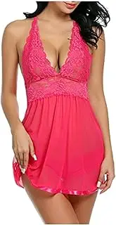 [Generic] Costume Lingerie for Women Wench V Sexy Appeal Size Bra Women Collar Pajamas Lace Plus Underwear Petite Lingerie