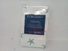 CUDDLEDOWN STARFISH PILLOW CASES#2 WHITE AQUMRN STANDARD QUEEN