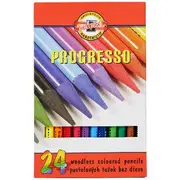 Koh-I-Noor Progresso Coloured Pencils 24 Pack
