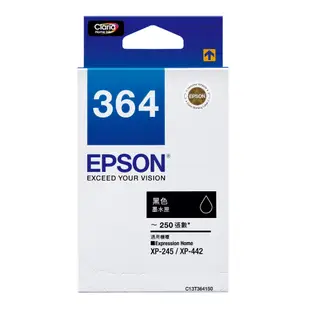 EPSON T364150黑 T364250藍 T364350紅 T364450黃 原廠墨水XP-245 XP-442