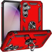 [YBROY] Case for Samsung Galaxy Z Fold6 5G, Soft TPU + Hard PC, Full Body Rugged Shockproof Case, Stand Function, Anti-Scratch Cover for Samsung Galaxy Z Fold6 5G.(Red)