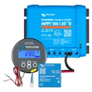 Victron SmartSolar Bundle with SmartSolar MPPT 100/20 with BMV-712 Smart Battery Monitor &
