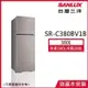 【SANLUX台灣三洋】380L 變頻雙門冰箱香檳紫 SR-C380BV1B_廠商直送