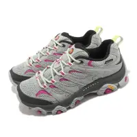 在飛比找momo購物網優惠-【MERRELL】登山鞋 Moab 3 GTX 女鞋 灰 桃