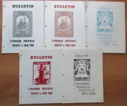 Lithuania - 1983-84 "New York Lithuanian Philatelic Society" Bulletins