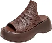 [Generic] Women Christmas Slippers Size 8 Sandals With Arch Support Open Toe Mesh Slides Comfortable Slip On Platform Beach Slides Thong House Slippers for Women with Arch Support