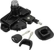 Fit for Ford Transit MK7 2006-2011 Bonnet Hood Lock and Latch Complete Set with 2 Keys (Color : Black)