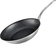 Hokuriku Aluminum Meister 2-Layer Clad IH Compatible Frying Pan, 11.8 inches (30 cm), Made in Japan, Silver