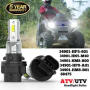 34901-HP5-601 34901-HN5-M40 LED Headlight Bulb Lights for 2005 Honda Rancher 2pc