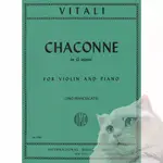 ❰跳跳譜❱ CHACONNE IN G MINOR FOR VIOLIN AND PIANO •IMC2694