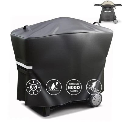 7112 Grill Cover for Weber Q2000, Q2200, Q2400, Q2000N+, Q2800N+, Q300, Q320,...