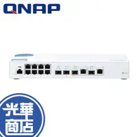 在飛比找蝦皮購物優惠-【免運直送】QNAP 威聯通 QSW-M408-2C 12埠