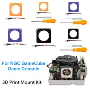 3D Printed Mounting Kit Brushless Radiator Fan Fit For NGC GameCube Game Console