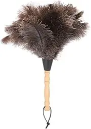 Ostrich Duster Reusable Anti Static Duster Multipurpose Tool with Wooden Handle