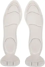 Healeved 1pair Self-adhesive Back Heel Pads Non- Massage Cushion Insoles for High Heels Blisters Relief Apricot Color Versatile Fit for Flats Pumps Boots Comfortable Foot Care