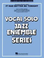 It Had Better Be Tonight Michael Buble for Vocal Solo Jazz Ensemble Sheet Music