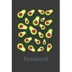 NOTEBOOK: PERFECT NOTEBOOK FOR AVOCADO LOVER. CUTE CREAM PAPER 6*9 INCH WITH 100 PAGES NOTEBOOK FOR WRITING DAILY ROUTINE, JOURN