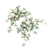 2x Wedding Arch Flower Artificial Floral Swag for Greenery Theme Arrangement