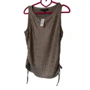 White House Black Market tie hem tank size Medium