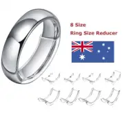 Invisible Ring Size Reducer Resizer Adjuster Clip Guard Silicone - 8 Pcs/Set AU