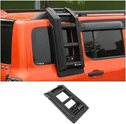 Compatible for Great Wall GWM WEY Tank 300 Tank 300 Accessories Roof Luggage Rack Explorer Luggage Frame Side Ladder Modification Parts(Black)