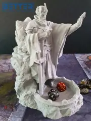 Statue of the Kings, 3d Printed Dice Tower Terrain for RPG Tabletop Wargaming