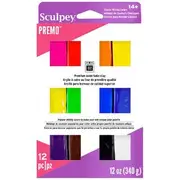 Sculpey Premo Classics Modelling Clay 12 Pack