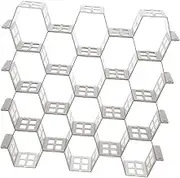 SOESFOUFU 1set Honeycomb Divider Drawer Organizer Plastic Clapboard for Underwear Socks Accessories Storage Versatile Drawer Partition for Home Bedroom