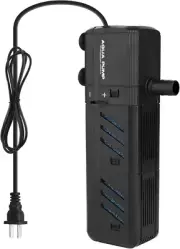Submersible Aquarium Internal Filter 12W, Adjustable Fish Tank Filter with 320 G