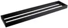 550mm Spade Double Towel Rail Matt Black