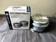 Snow Peak Aluminum Personal Cooker Set Scs-020 Japan Free Ship