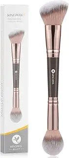 KINGMAS Foundation Makeup Brush, Double Ended Makeup Brushes for Blending Liquid Powder, Concealer Cream Cosmetics, Blush brush