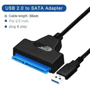 SATA to USB 3.0 Adapter Type C to SATA Cable 5Gbps High Speed Data Transmission SATA Adapter For 2.5 Inch HDD SSD Hard Drive USB2.0 to SATA Cable 30CM