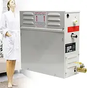 SPA Steam Generator Steam Generator for Room Digital Display Steam Generator 35 ℃-55 ℃ Sauna Steam Generator for Home Commercial Steam Generator kit, Easy to Install 3.0kw 380V