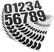 FOYTOKI 10 Sheets DIY Waterproof Number Stickers: Door Identification 0-9 Numbers Stickers for Address Signs Outdoor Applications
