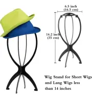 Estetica Case Of 12 Wig Hat Stands Black Brand New Each One Sealed In Package