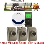 DAKOTA ALERT DCMA-4000+MTPR-4000 WIRELESS ALARM SYSTEM-3 SENSORS