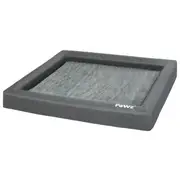 Pawz High Density Memory Foam Dog Mattress Grey