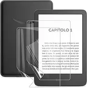 [2 Pack] Hydrogel Screen Protector for Kindle 2024 Release 12th Generation 6 inch, Electro-weideworld Scratch Resistant HD Clear TPU Screen Protector