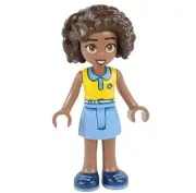 LEGO® Friends ALIYA Minifigure™ Minidoll Medium Blue Skirt Yellow Top frnd606