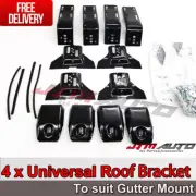 4 X Roof Rack Brackets Universal 15 CM for rain gutter mounts 4x4 4WD