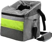 Dog Cycle Basket - Dog Bikes Carrier, Bicycles Handlebar Front Basket | Portable Travel Dog Carrying Bag, Breathable Carrier Soft Sided Dog Cycle Attachment, Pet Supplies for Travel Walking Camping