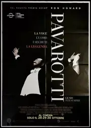 PAVAROTTI Original Music Movie Poster 39x55" 2Sh Italian RON HOWARD BONO LYRICS