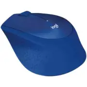 Logitech M331 Silent Plus Mouse RF Wireless Optical 1000 DPI - Blue