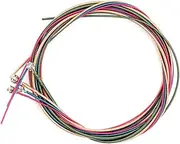 Bass Strings 4-String Bass Strings Electric Bass Strings 4-String Steel and Alloy Electric Bass Parts0.045In, 0.059Mm, 0.082In, 0.093In Blue Red Yellow Green 4 Pcs Blue Red Yellow Green 4 Pcs