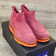 * NIB * $525 Allen Edmonds HUMBLE Boot 9.5 D Cranberry Suede * new Cedar Trees