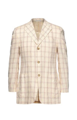 Canali mens blazer jacket 50R US Size 40 100% Linen
