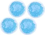 OATIPHO Breastfeeding Pad 4pcs 8cm Round Hot-cold Therapy Bags Breastcare Reusable for Home Physiotherapy