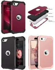 For iPhone SE 2020 2022 2nd 3rd Generation Shockproof Rugged Hybrid Case Cover